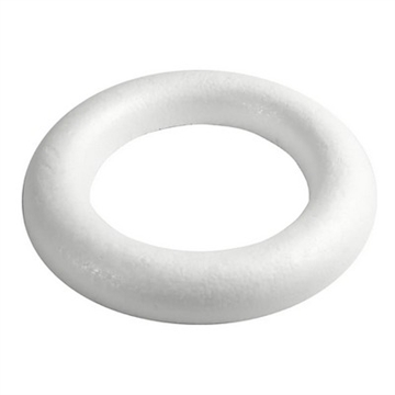 Styropor krans flad 17x3 cm